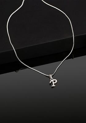 Silver Solid Rhodium Plated Pendant