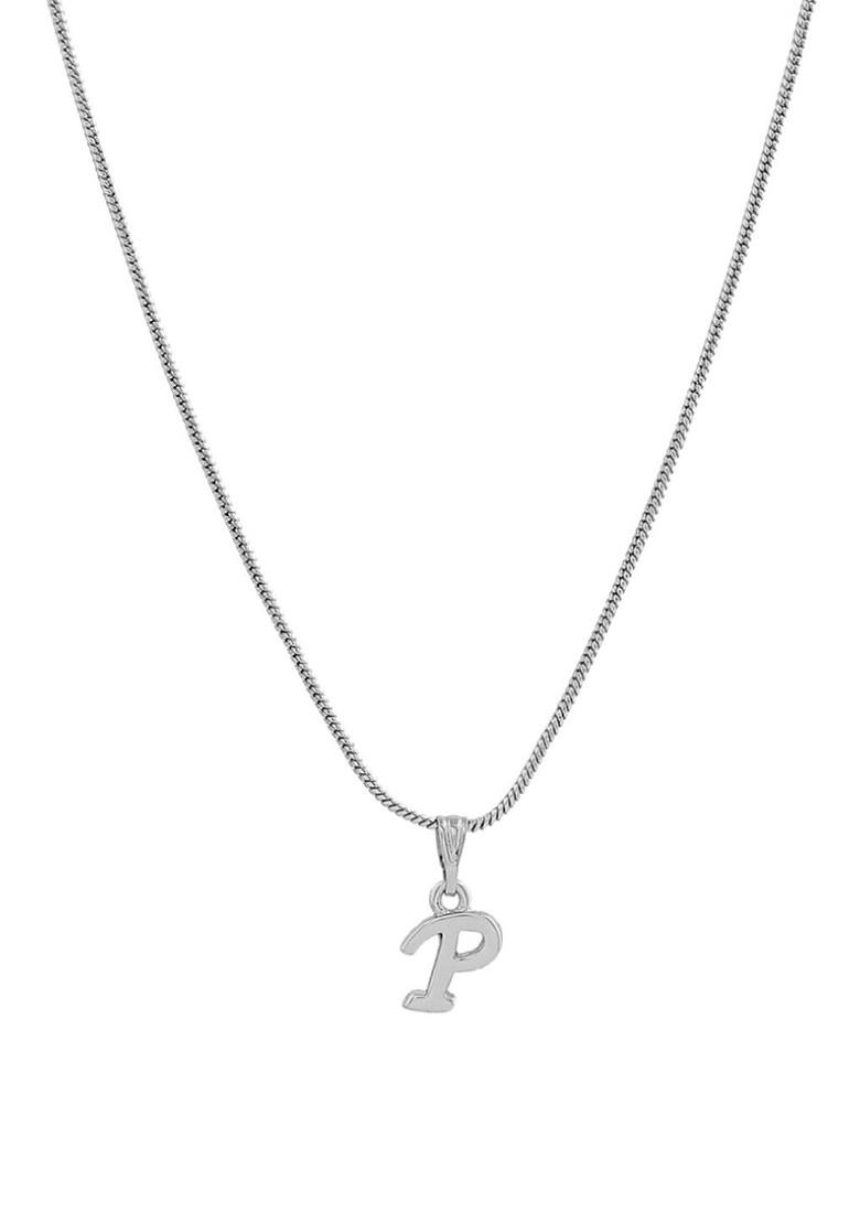 Silver Solid Rhodium Plated Pendant