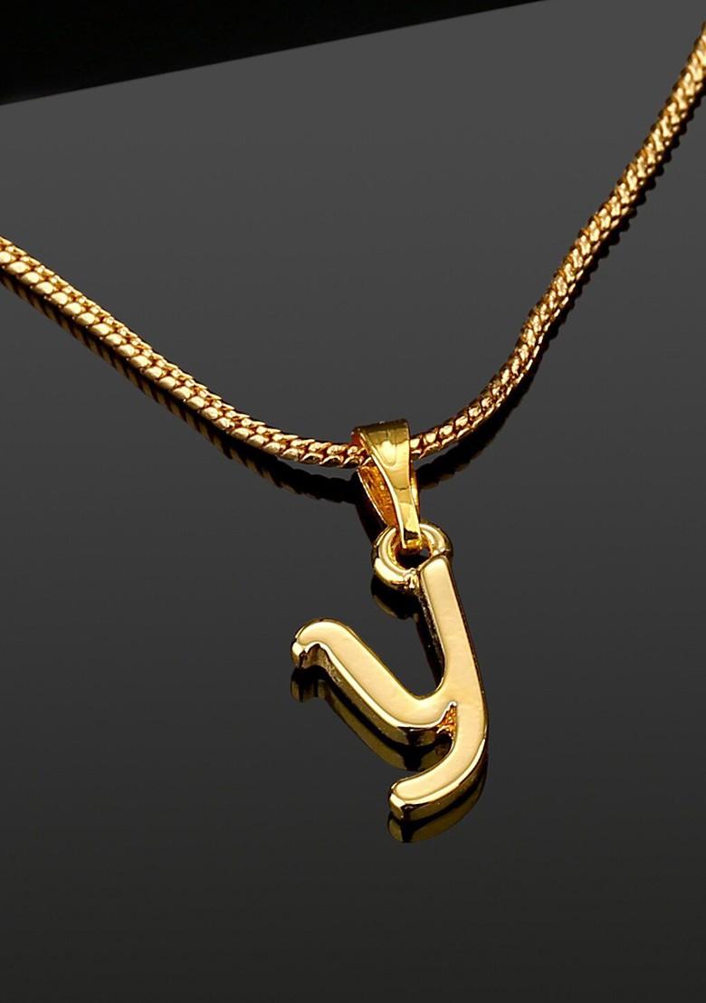 Gold Solid Gold Plated Pendant
