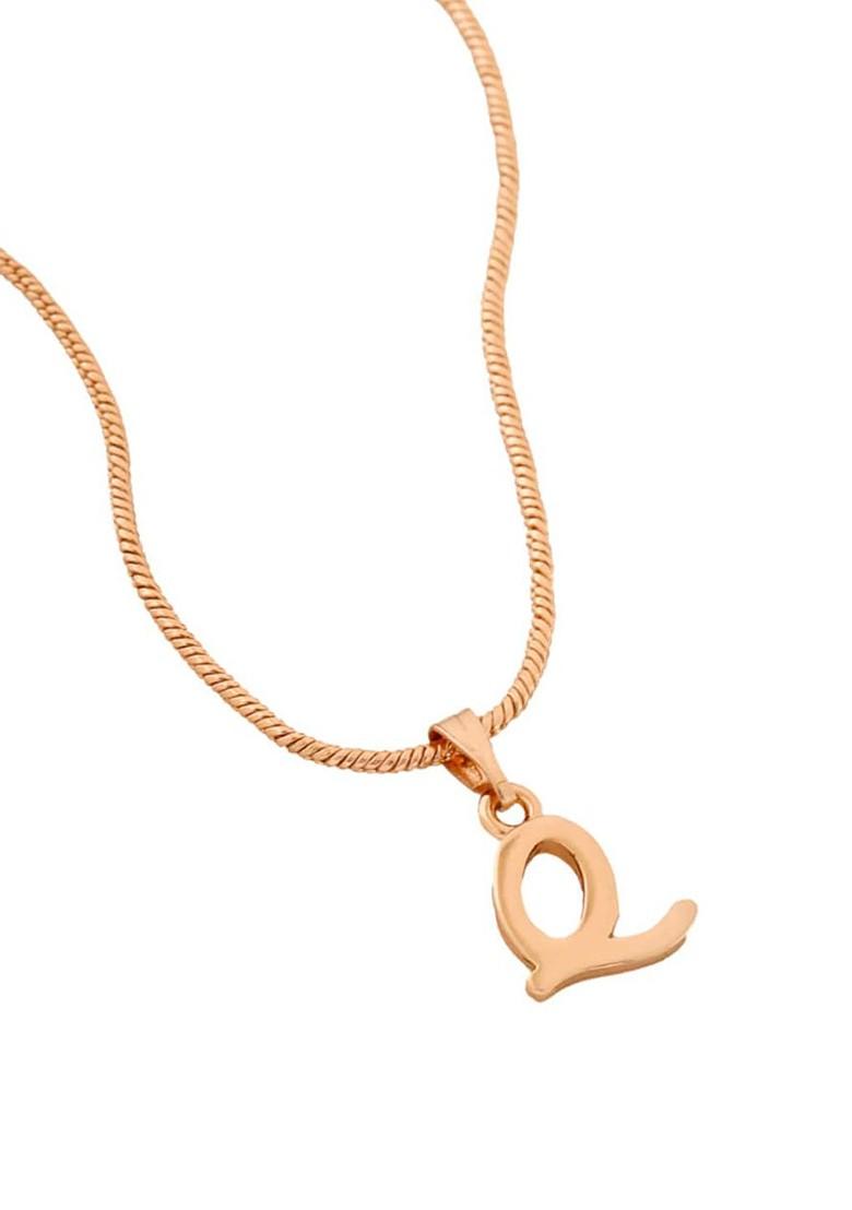 Rose Gold Solid Gold Plated Pendant
