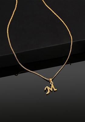 Gold Solid Gold Plated Pendant