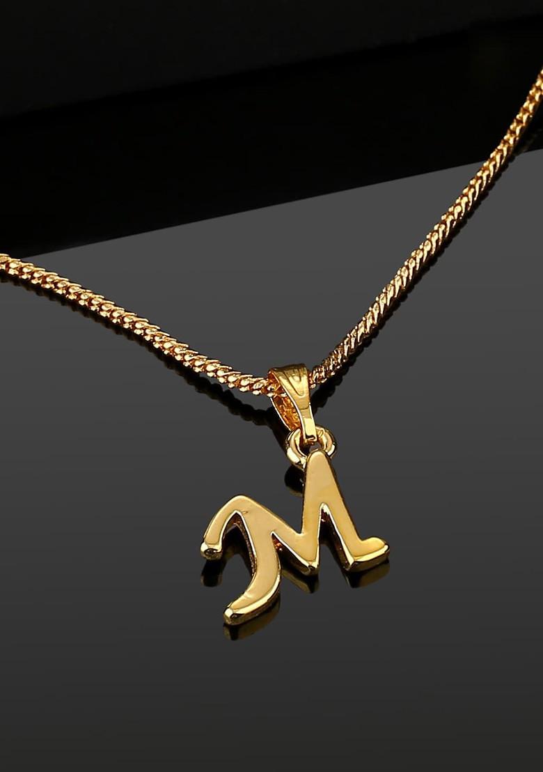 Gold Solid Gold Plated Pendant