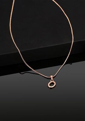 Rose Gold Solid Gold Plated Pendant