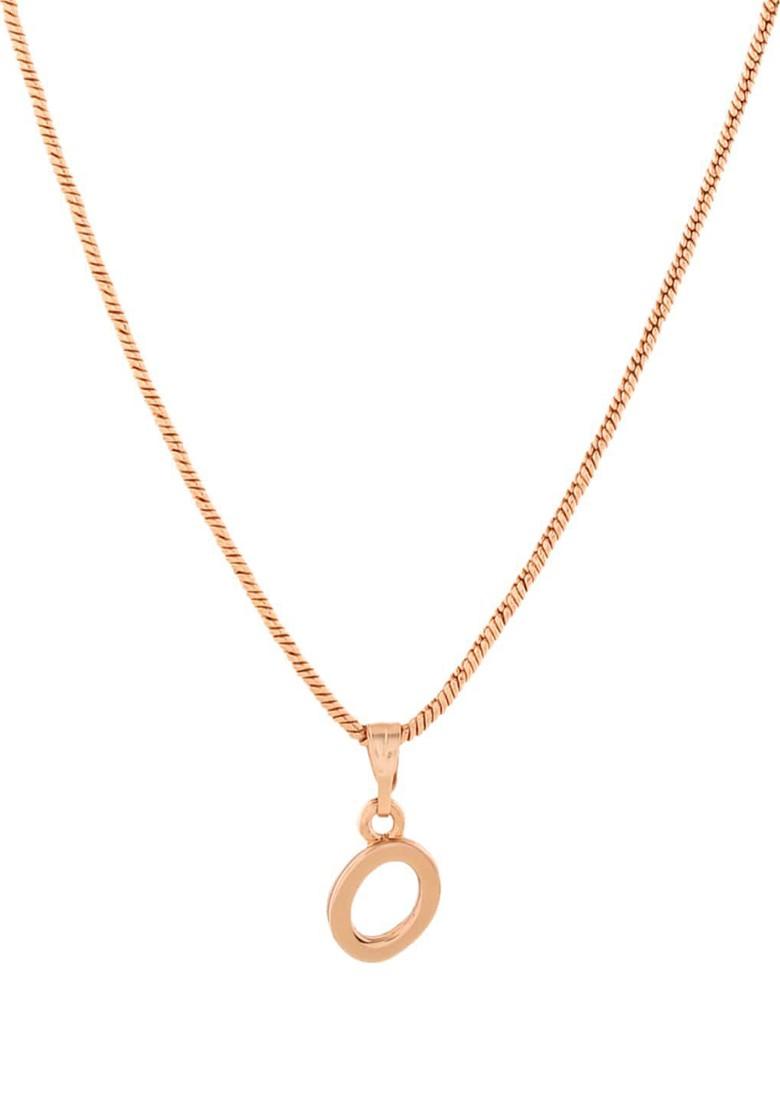 Rose Gold Solid Gold Plated Pendant