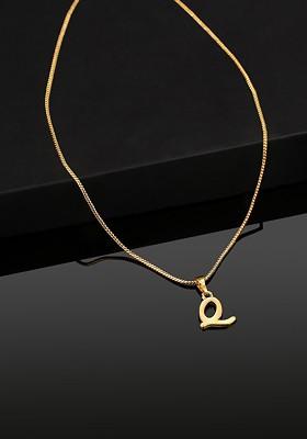 Gold Solid Gold Plated Pendant