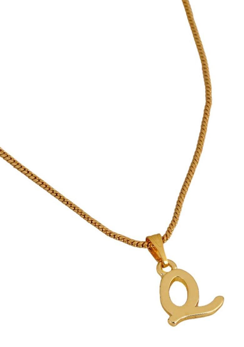 Gold Solid Gold Plated Pendant
