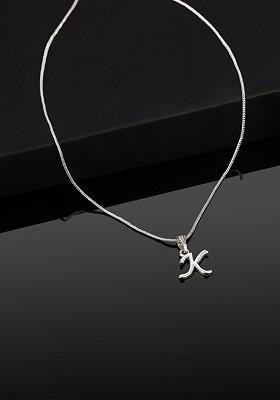 Silver Solid Rhodium Plated Pendant