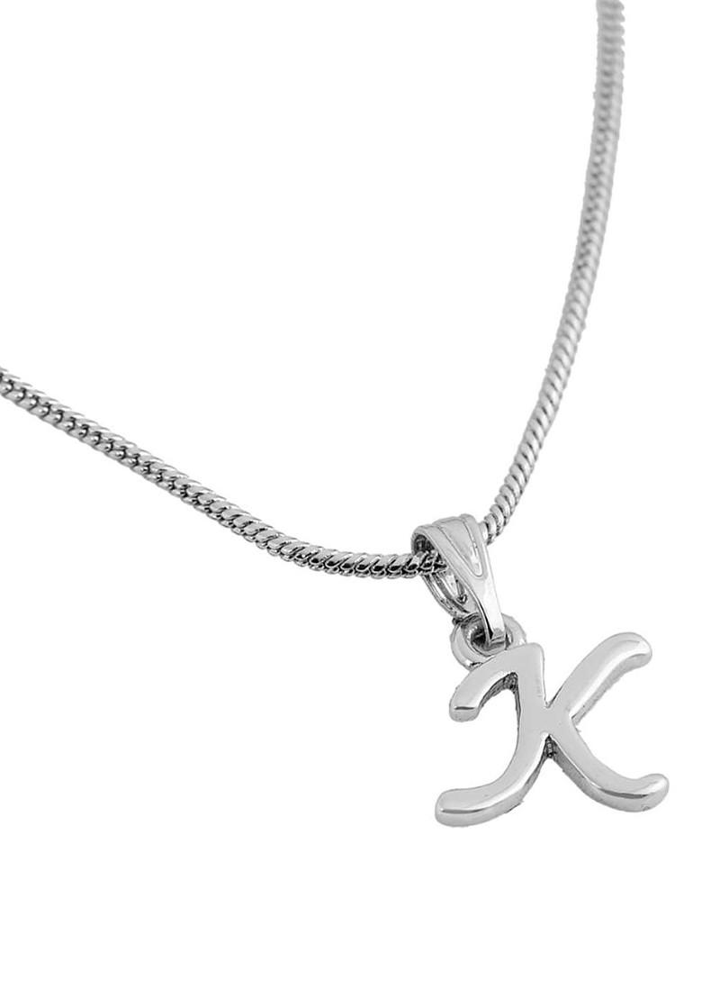 Silver Solid Rhodium Plated Pendant