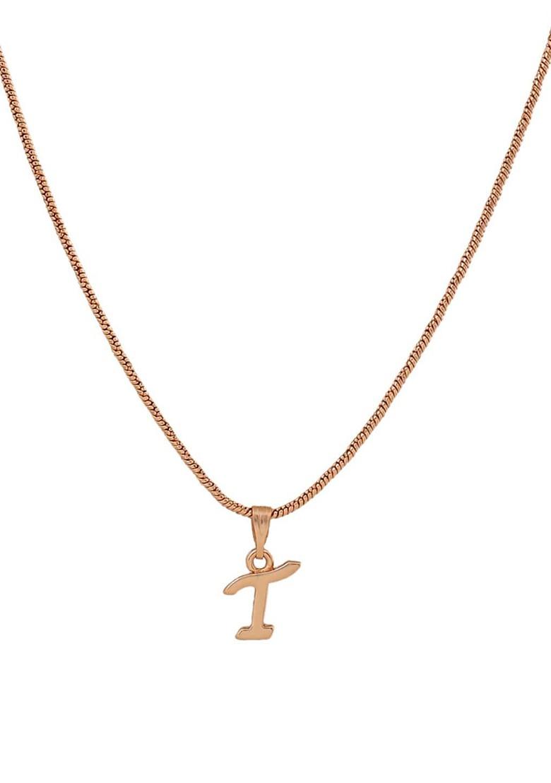 Rose Gold Solid Gold Plated Pendant
