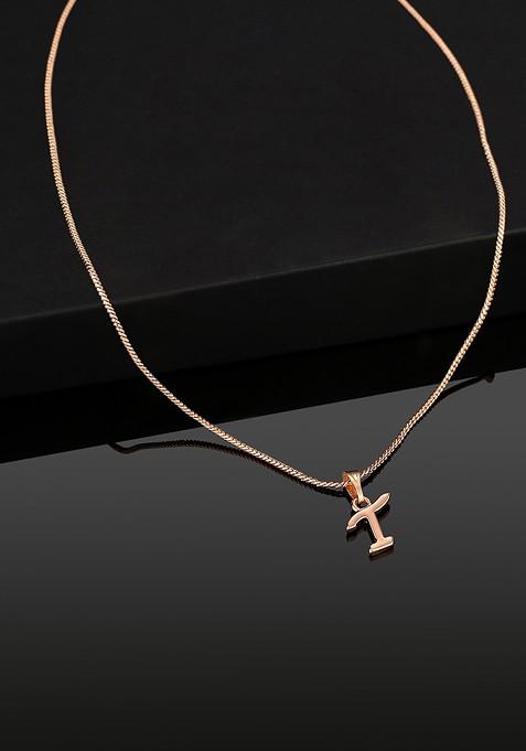 Rose Gold Solid Gold Plated Pendant