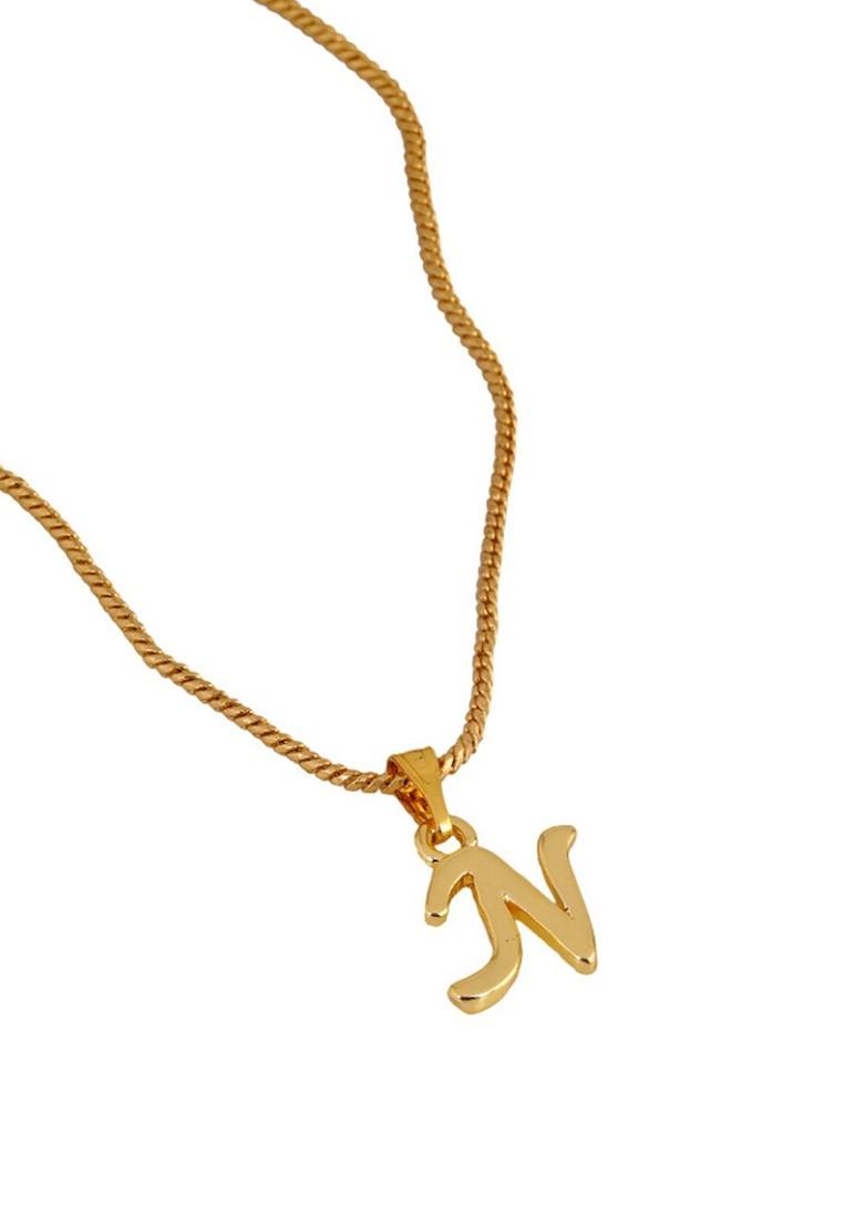 Gold Solid Gold Plated Pendant