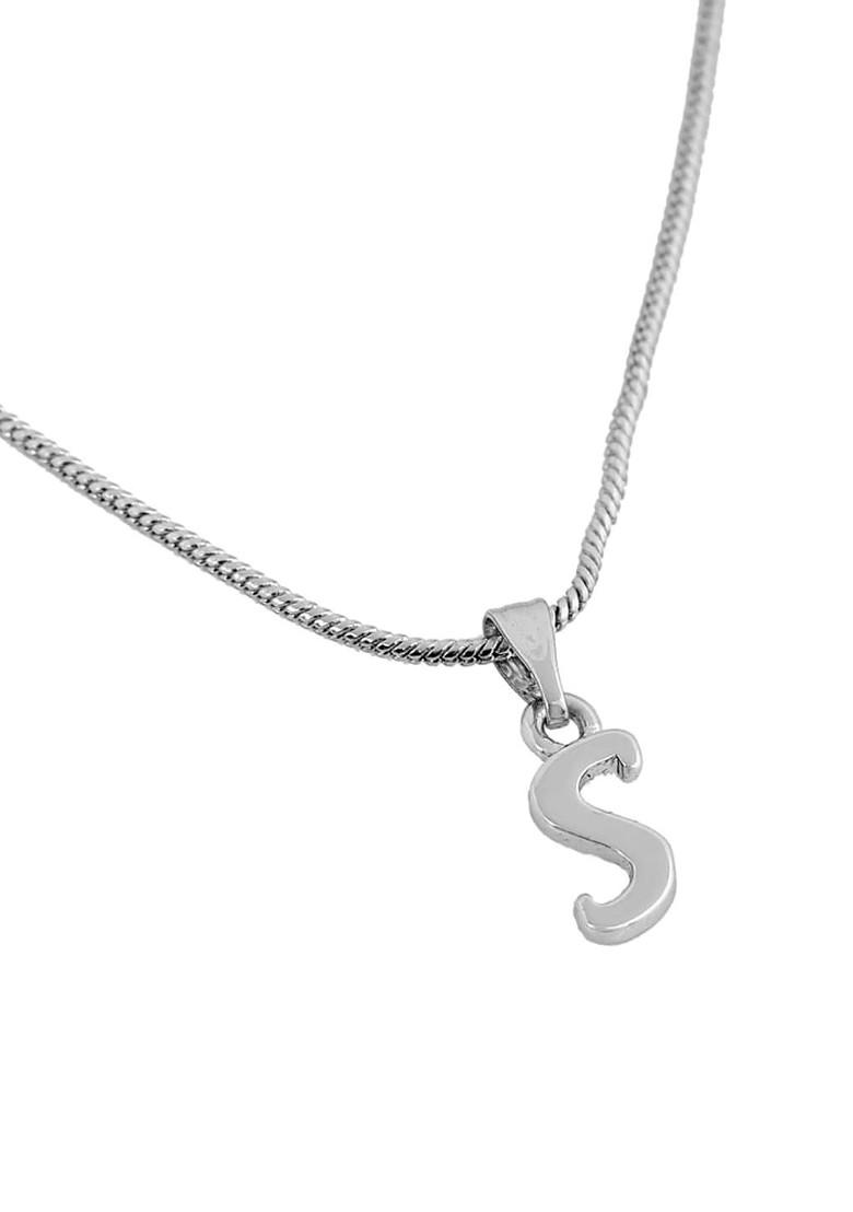 Silver Solid Rhodium Plated Pendant