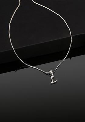 Silver Solid Rhodium Plated Pendant