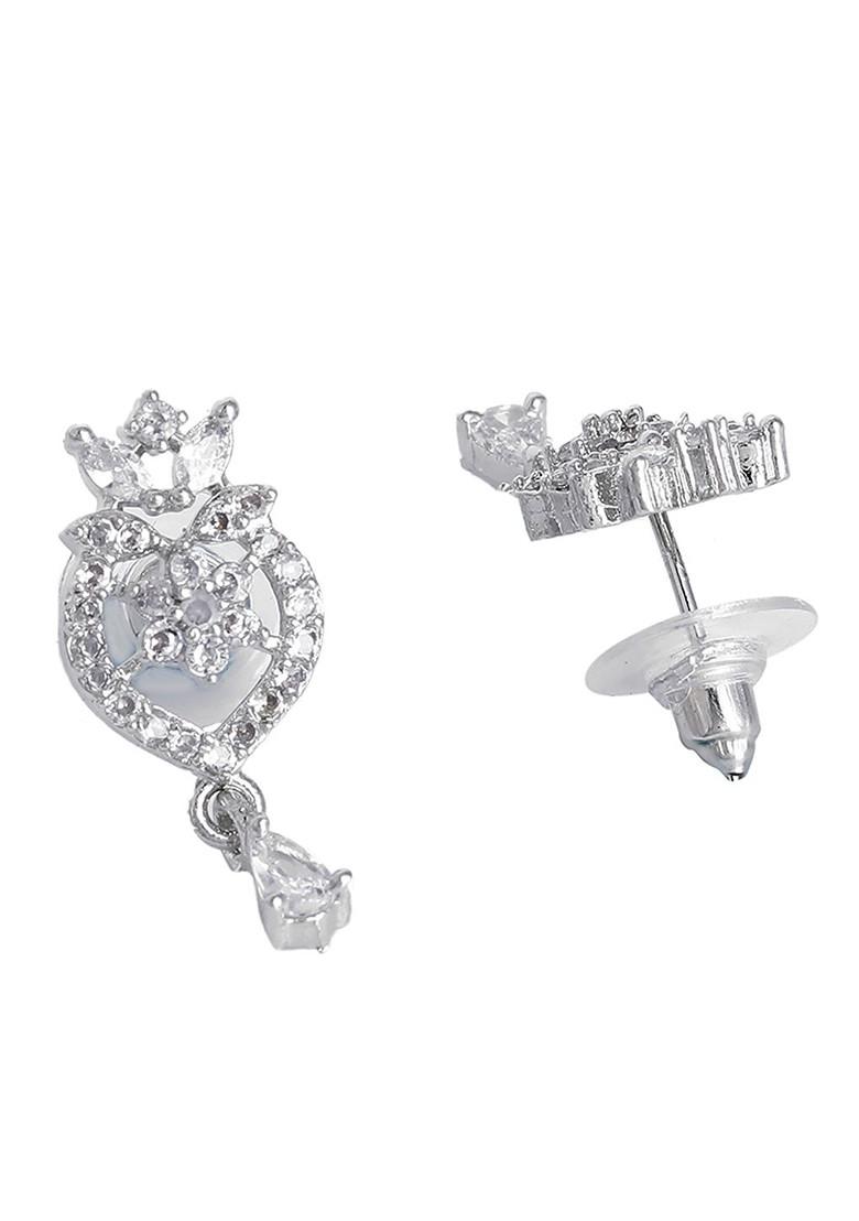 Gold Studded Rhodium Plated Mangalsutra