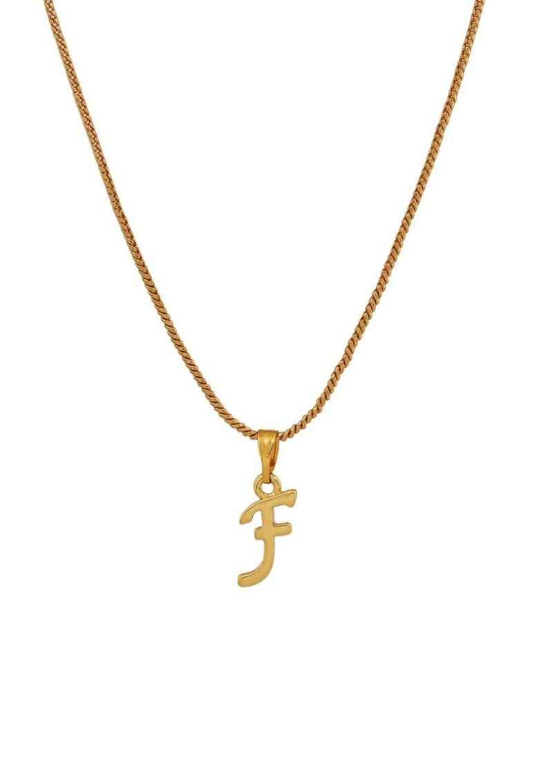 Gold Solid Gold Plated Pendant
