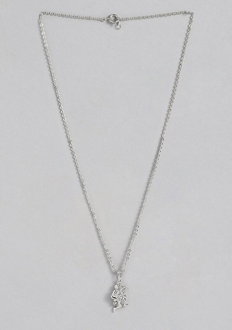 Silver Solid Jewellery Chain And Pendant