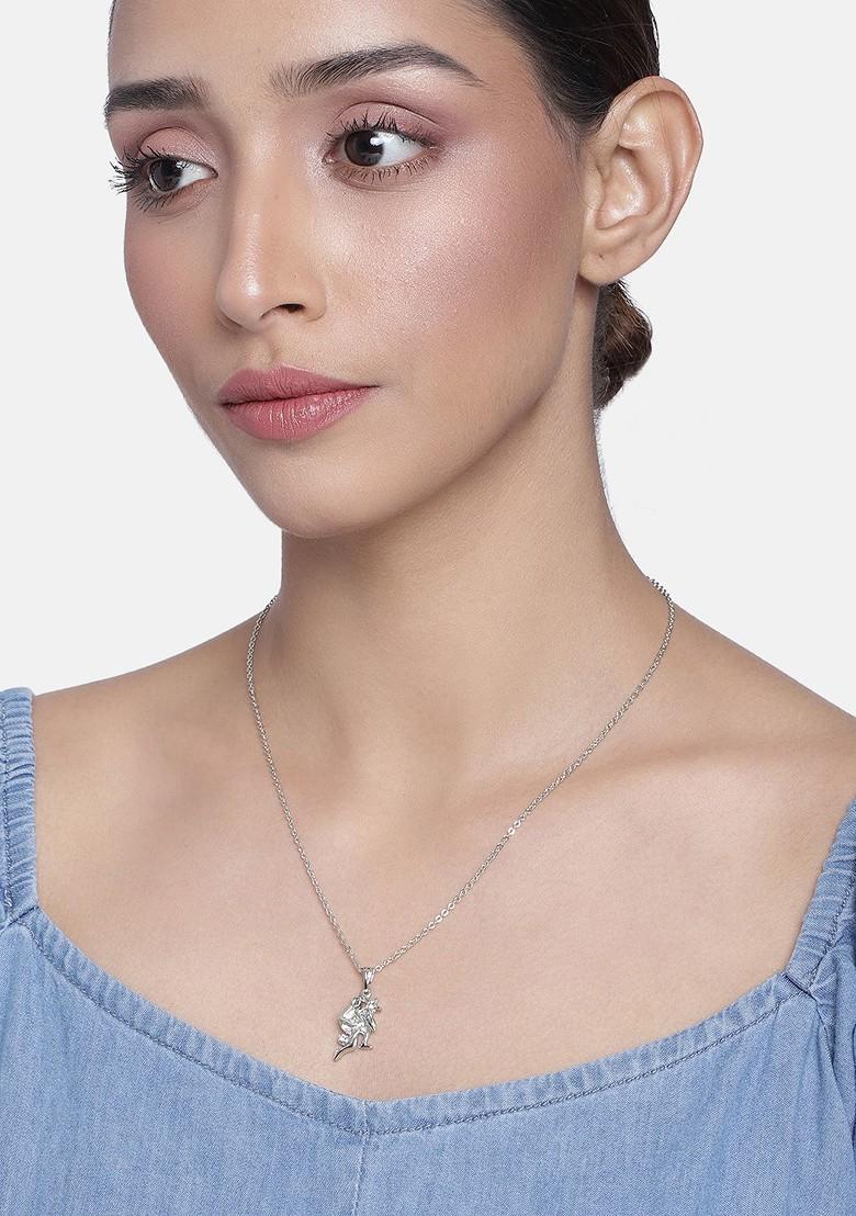 Silver Solid Jewellery Chain And Pendant