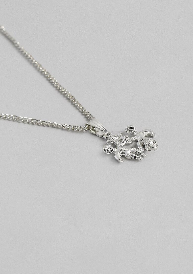 Silver Solid Jewellery Chain And Pendant