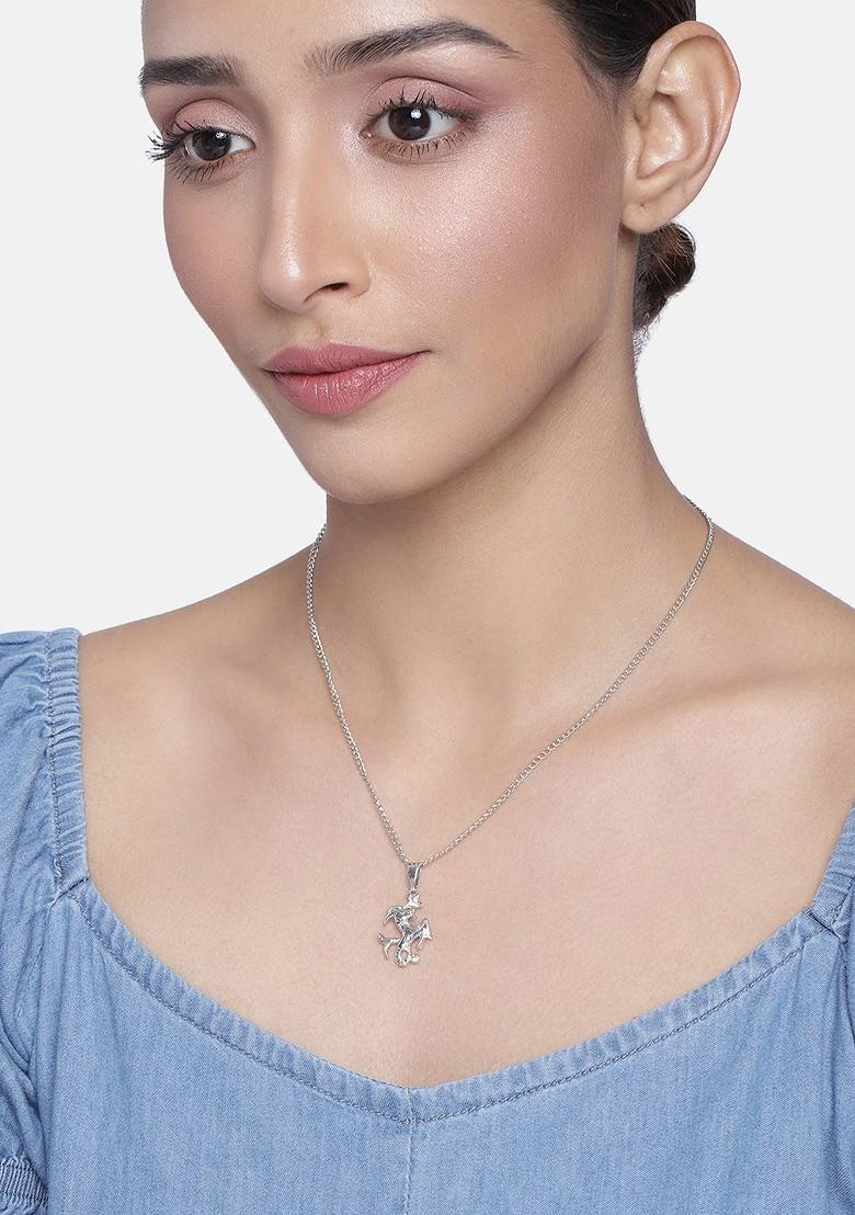 Silver Solid Jewellery Chain And Pendant