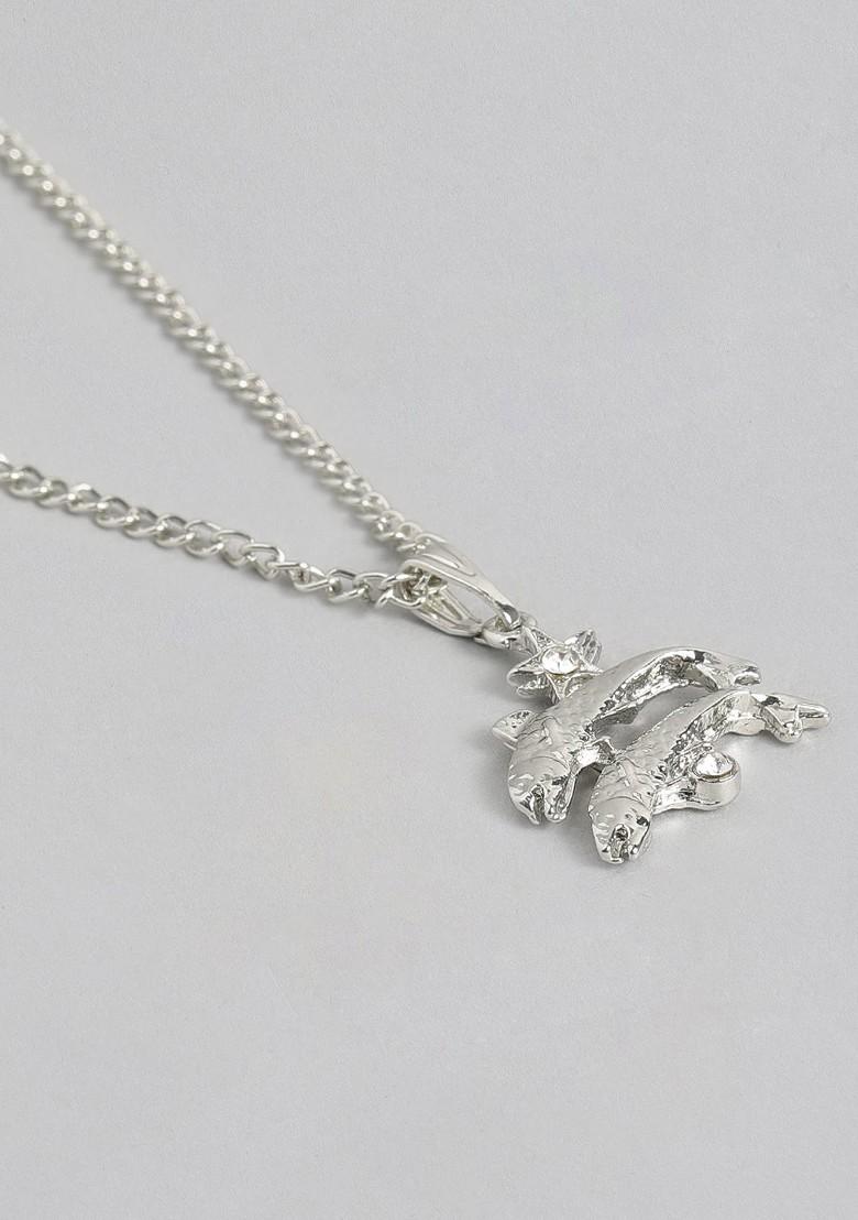 Silver Solid Jewellery Chain And Pendant