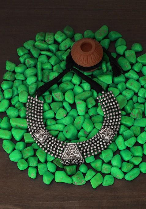 Silver Plain Silver Plated  Necklace