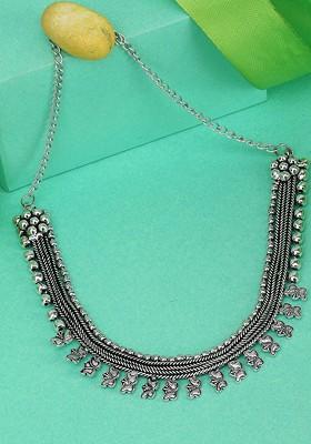 Gold Plain Silver Plated  Necklace