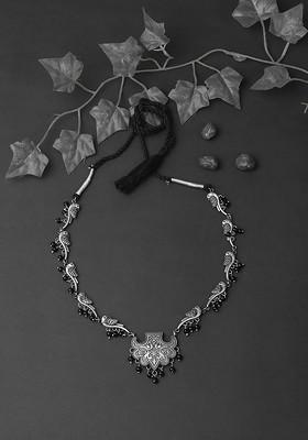 Silver Plain Silver Plated  Necklace