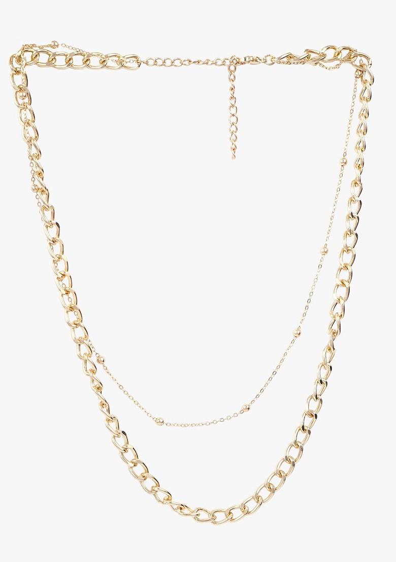 Gold Handcrafted Gold Plated Necklace