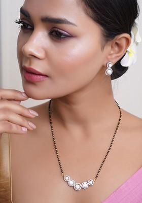 Gold Plain Gold Plated Mangalsutra