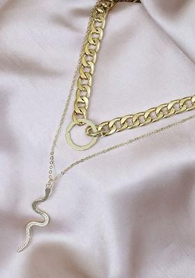 Gold Plain Gold Plated Necklace