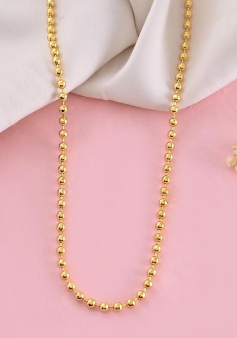 Gold Plated Dotted Chain