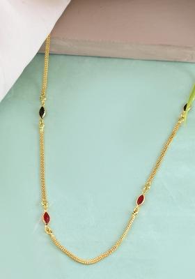 Gold Plated Stainless Steel Designer Chain