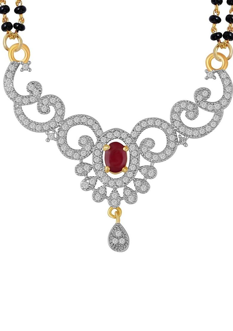 Gold Beaded Gold Plated Mangalsutra