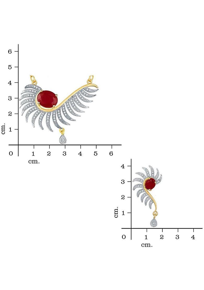Silver Beaded Gold Plated Mangalsutra