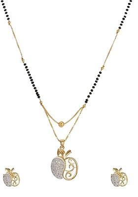 Silver Beaded Silver Plated Mangalsutra