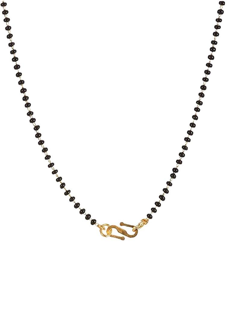 Silver Beaded Silver Plated Mangalsutra