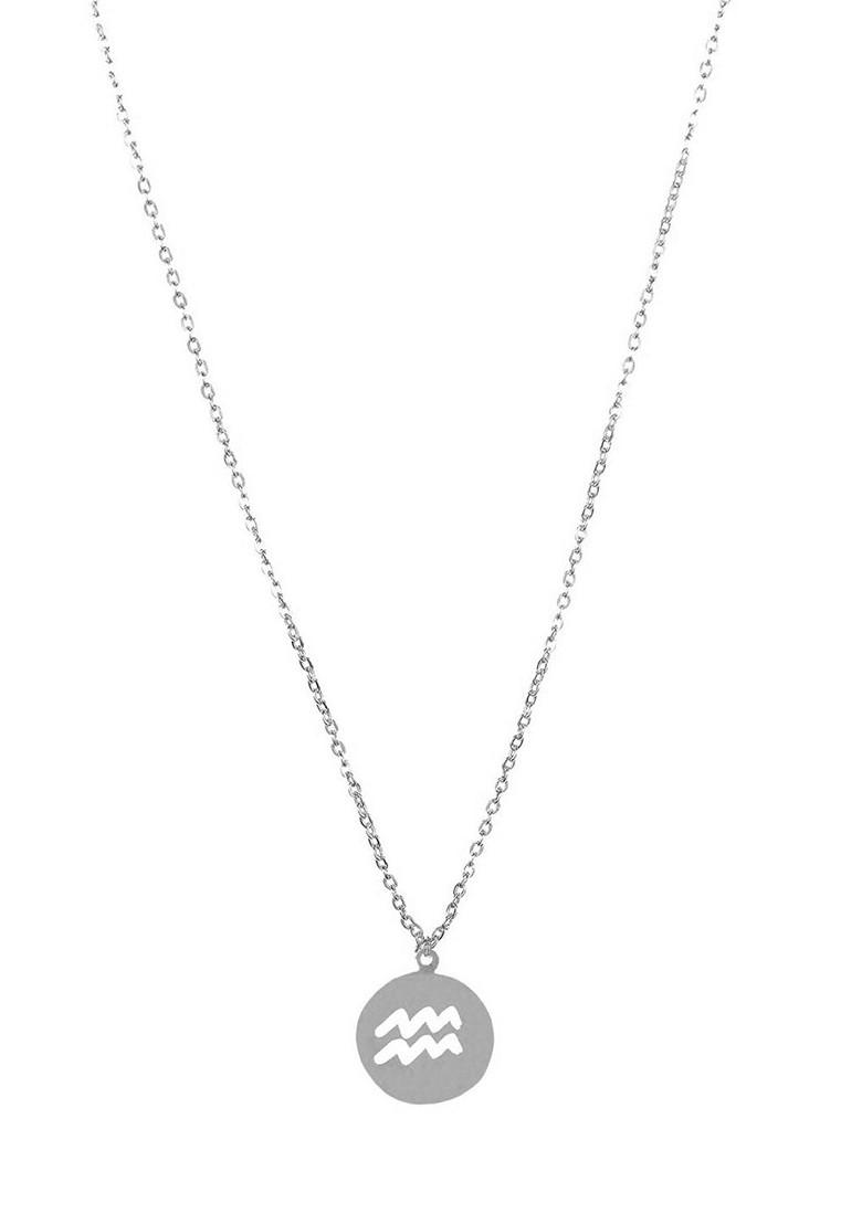 Silver Circular Silver Plated Pendant