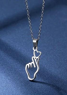 Silver Heart Shaped 925 Sterling Silver Pendant