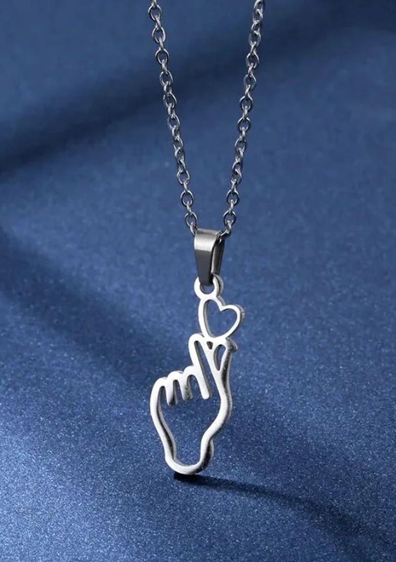 Silver Heart Shaped 925 Sterling Silver Pendant