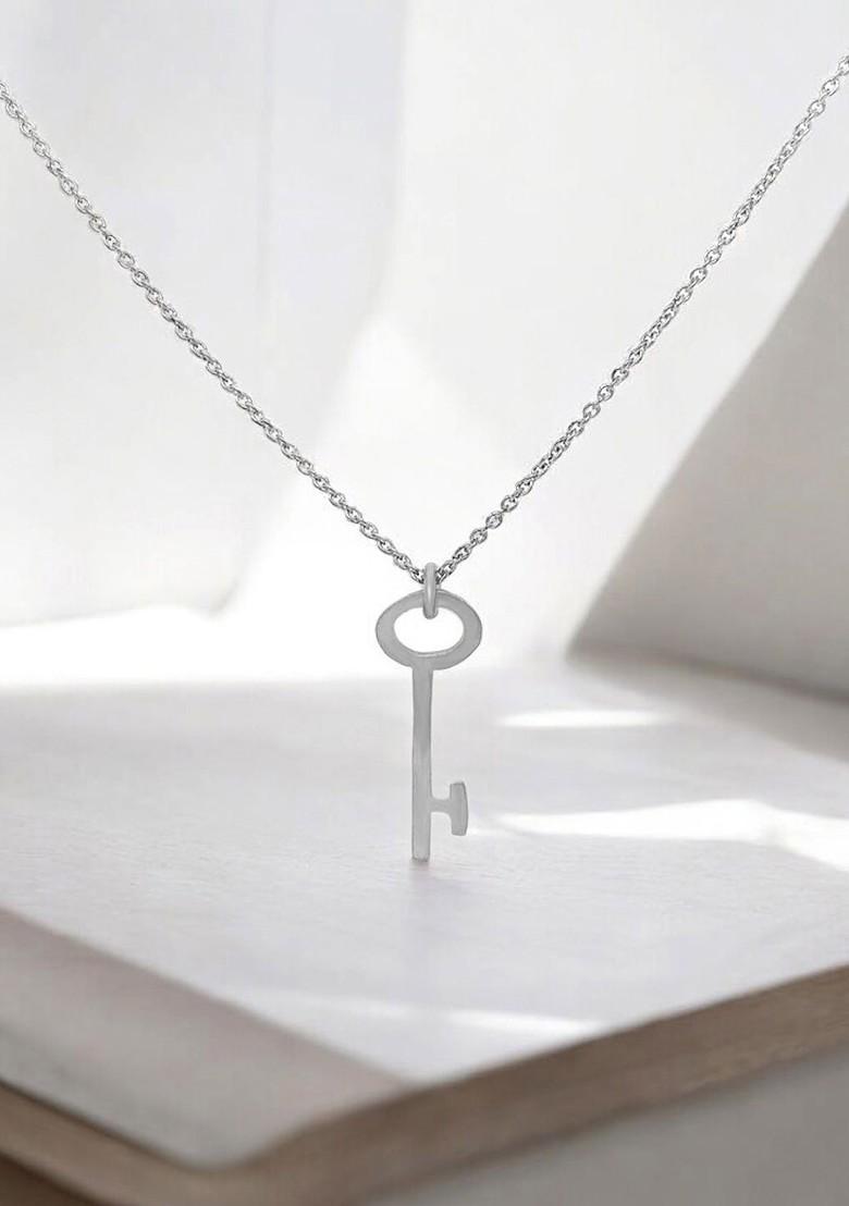 Silver Love Key 925 Sterling Silver Pendant