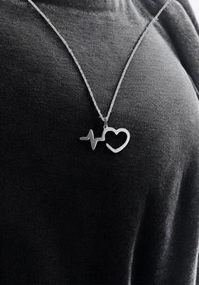 Silver Heart Shaped 925 Sterling Silver Pendant