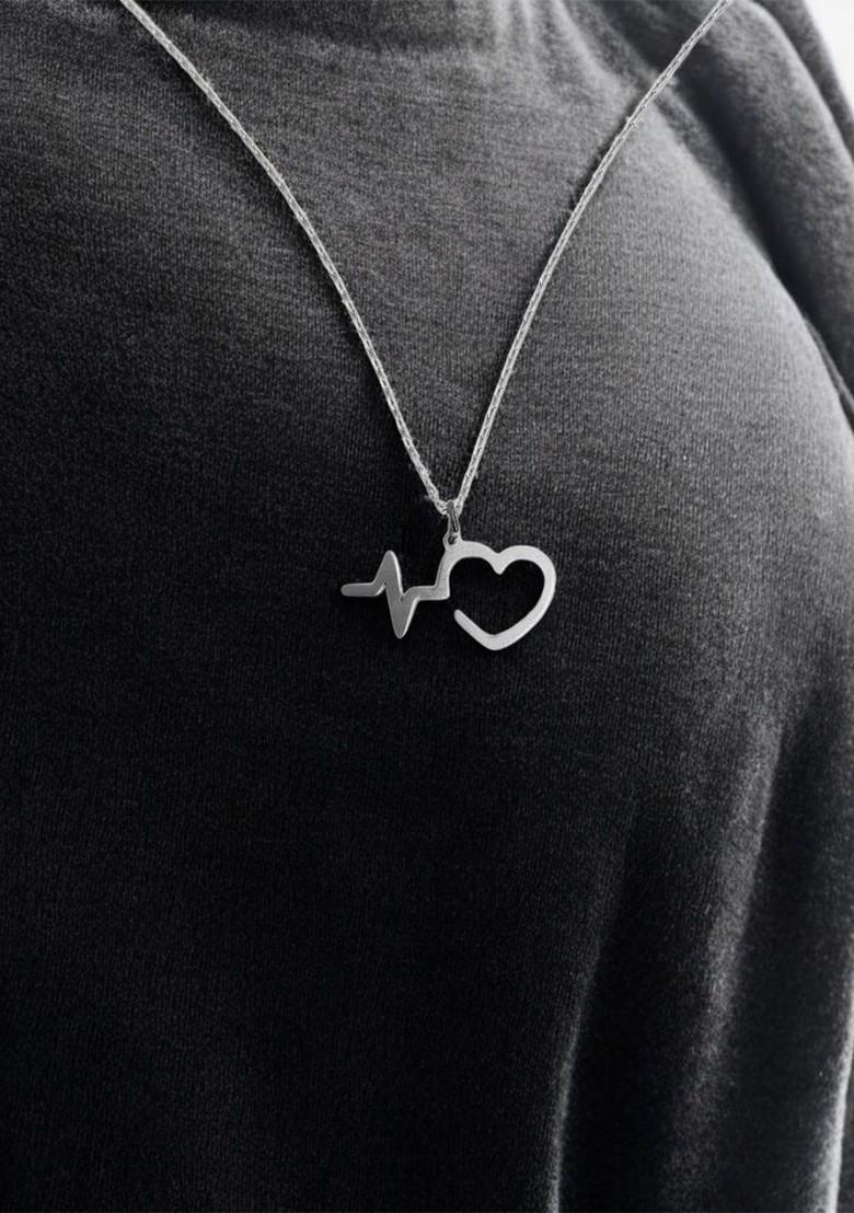 Silver Heart Shaped 925 Sterling Silver Pendant