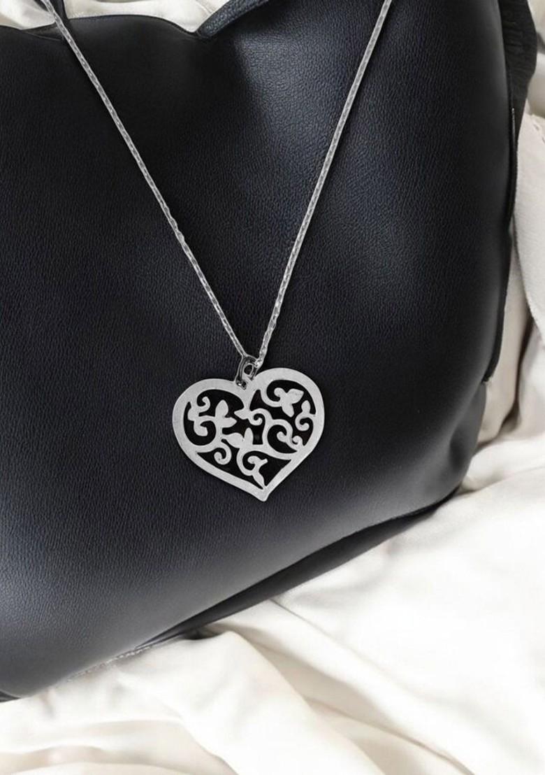 Silver Heart Shaped 925 Sterling Silver Pendant