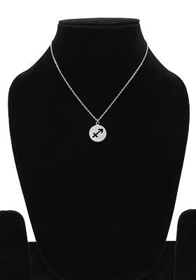 Silver Circular Silver Plated Pendant