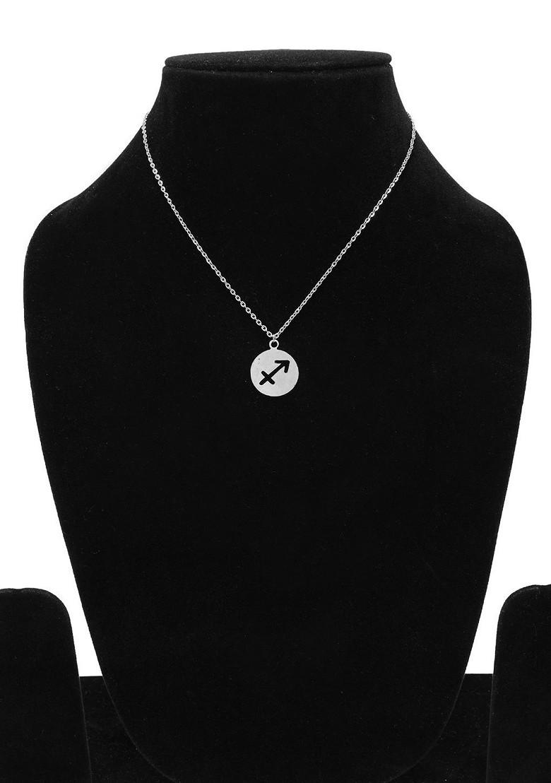 Silver Circular Silver Plated Pendant