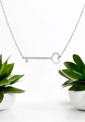 Silver Love Key 925 Sterling Silver Pendant