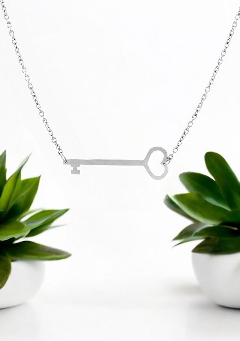 Silver Love Key 925 Sterling Silver Pendant