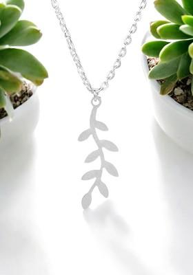 Silver Leaf Design 925 Sterling Silver Pendant