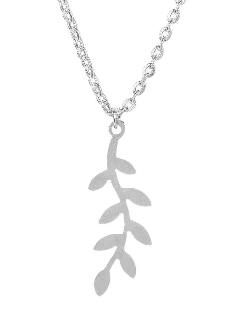 Silver Leaf Design 925 Sterling Silver Pendant