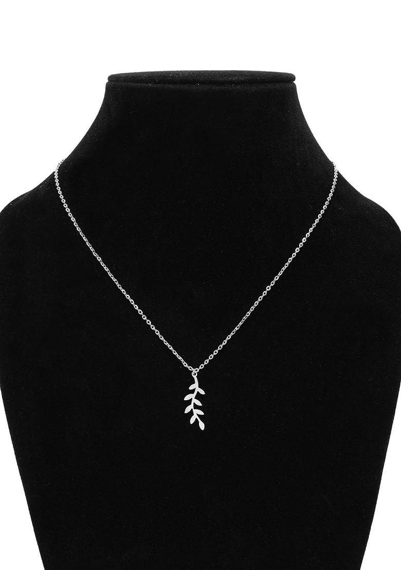 Silver Leaf Design 925 Sterling Silver Pendant